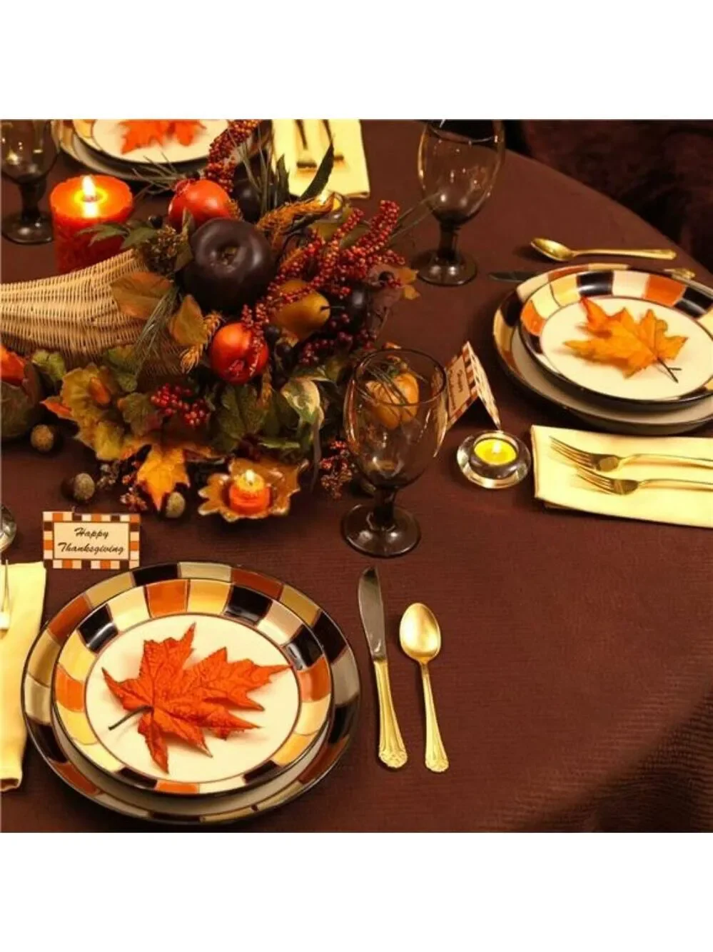 50pcs artificial maple leaves bulk fall thanksgiving halloween wedding table dec